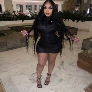 Off White Black mini dress